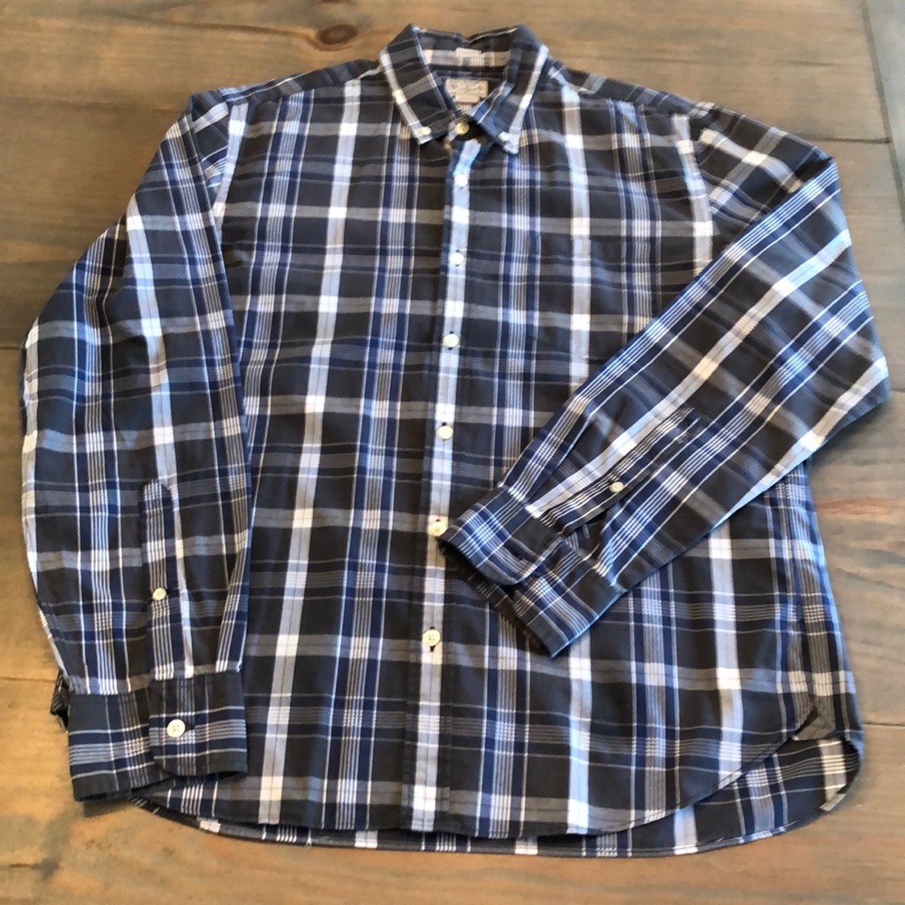 J.  Crew Plaid Button Down Shirt. Men’s/M (slim)